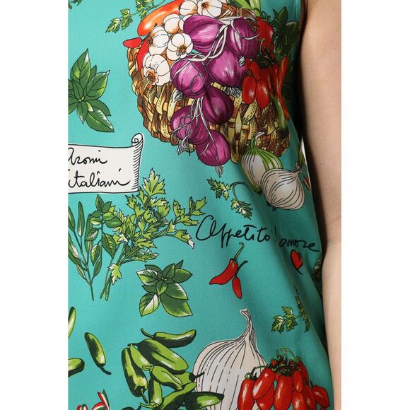Dolce & Gabbana Multicolor Floral Silk Sleeveless Tank Women's Top - Picture 5 of 5
